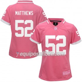 Camiseta Mujer NFL Green Bay Packers Clay Matthews 52 Nike Rosa 